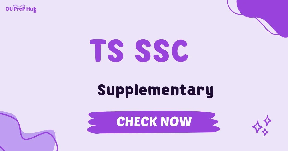 TS SSC Supplementary
